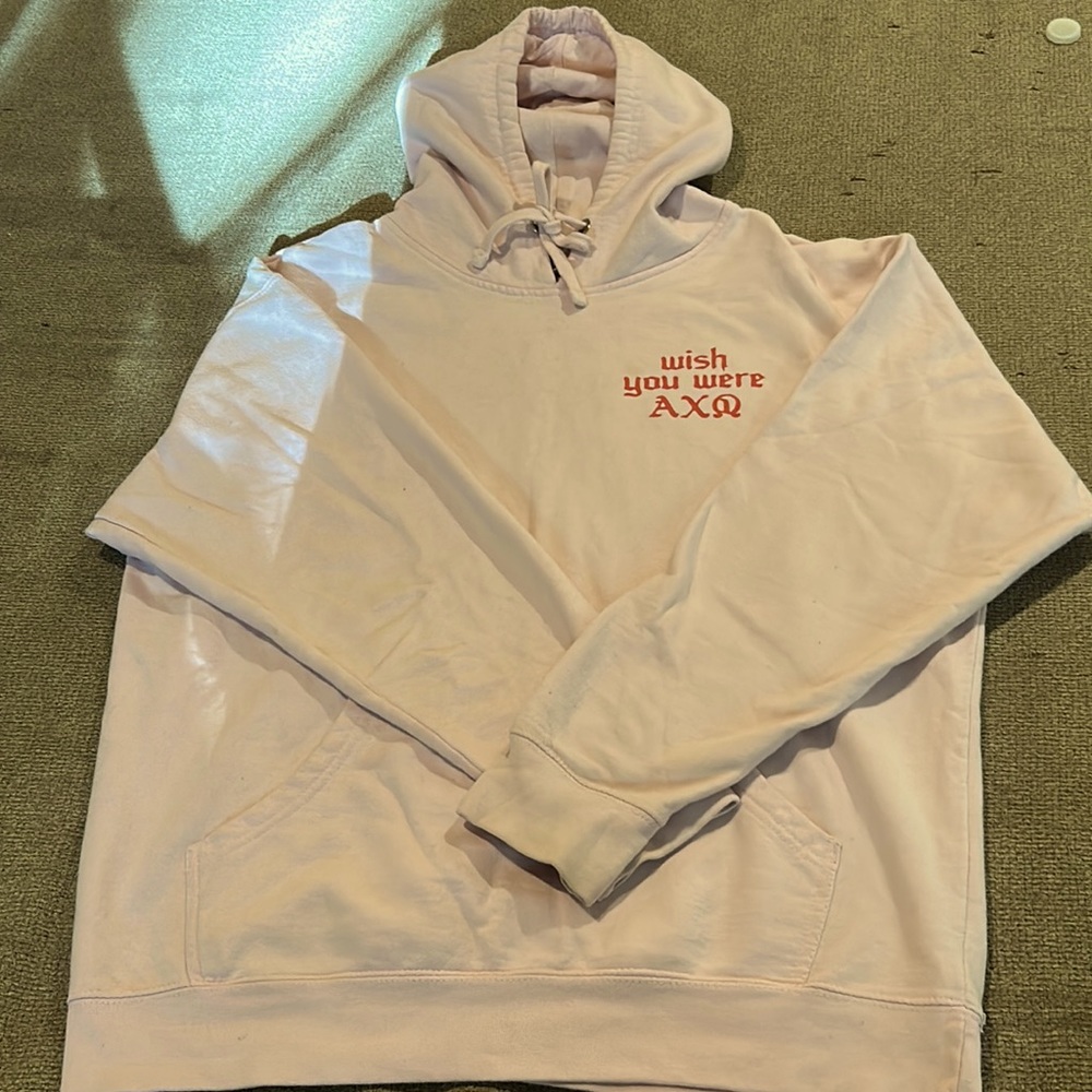 Alpha Chi AXO Pink Hoodie